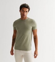 New Look Olive Crew Neck T-Shirt